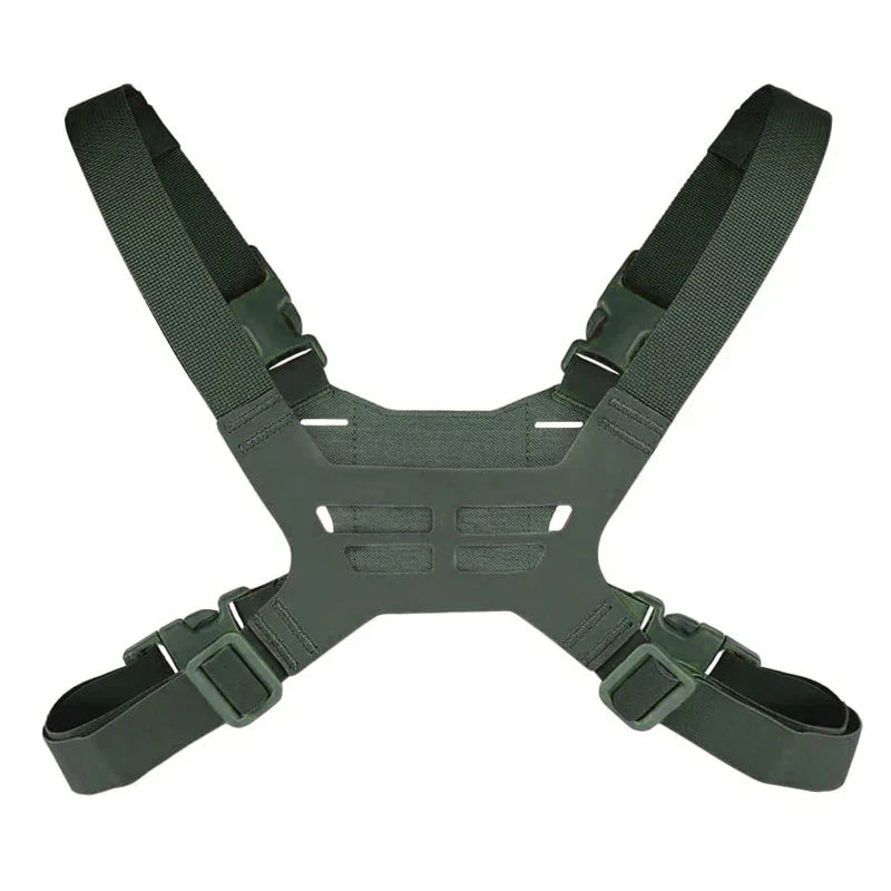 Tactical MOLLE Folding Phone Holder Chest Mount