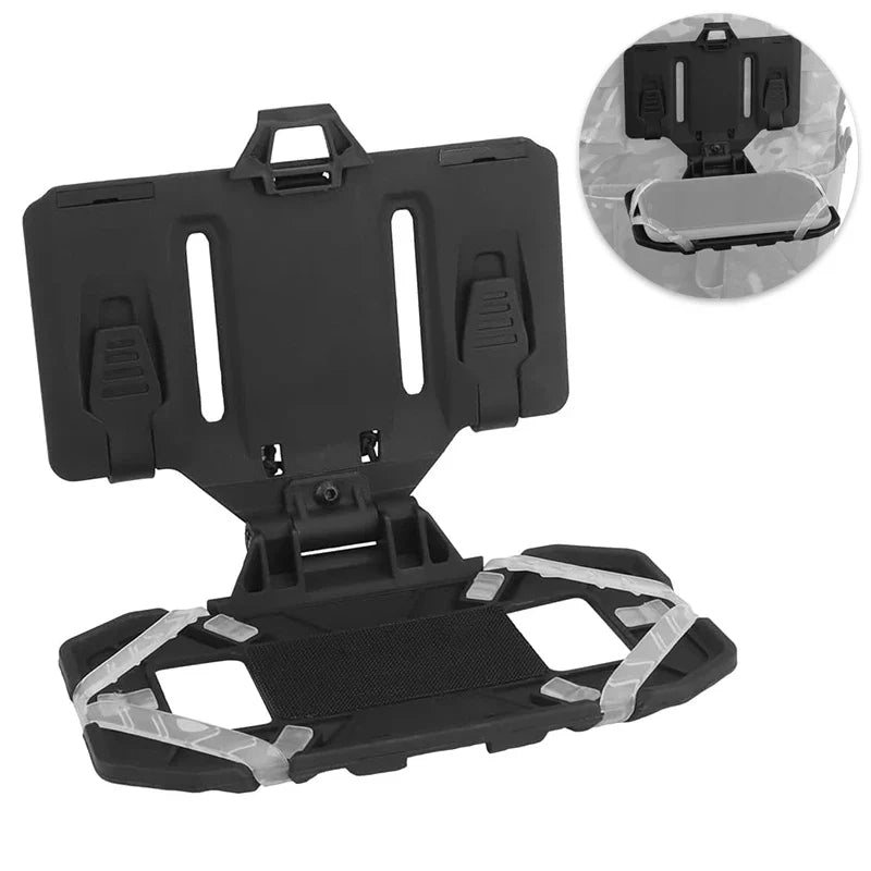 Tactical MOLLE Folding Phone Holder Chest Mount