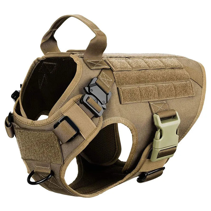 Tactical No-Pull Dog Harness for Training & Outdoor Adventures