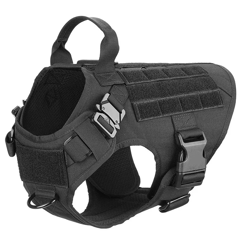 Tactical No-Pull Dog Harness for Training & Outdoor Adventures