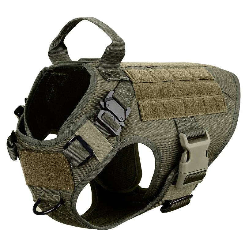 Tactical No-Pull Dog Harness for Training & Outdoor Adventures