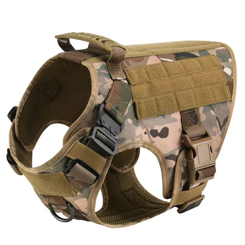 Tactical No-Pull Dog Harness for Training & Outdoor Adventures