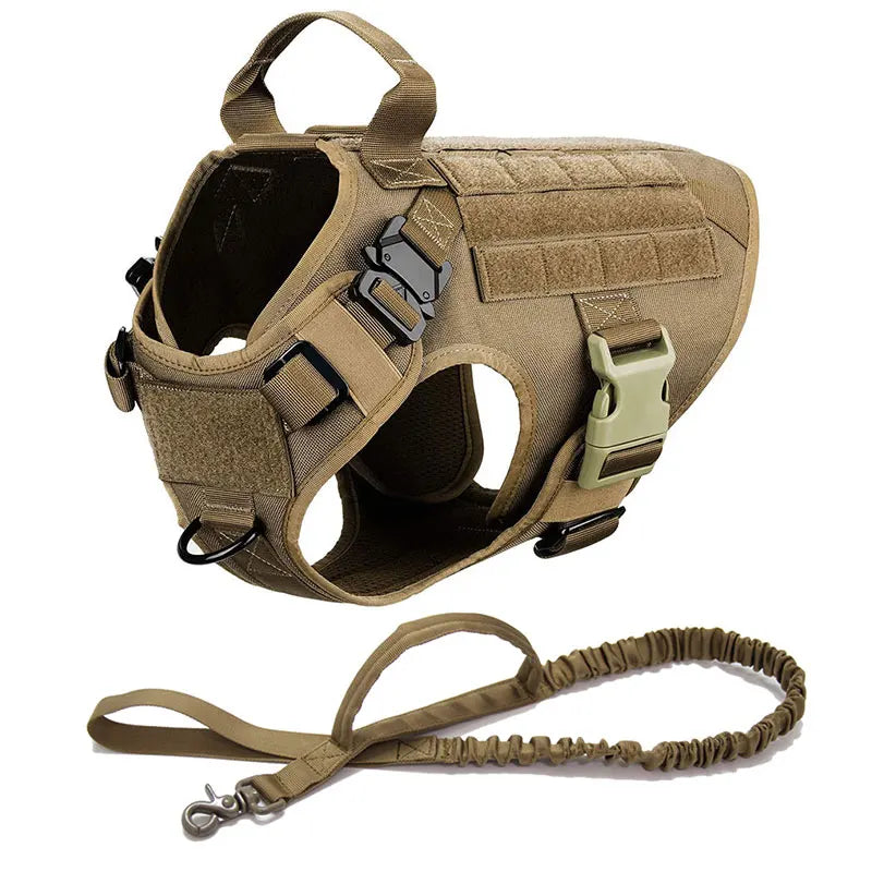Tactical No-Pull Dog Harness for Training & Outdoor Adventures