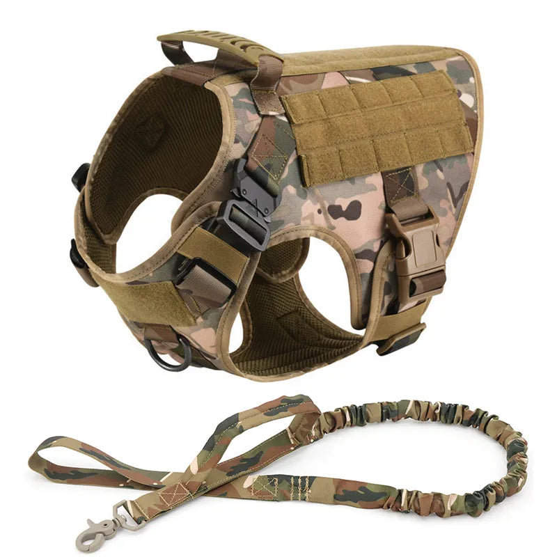 Tactical No-Pull Dog Harness for Training & Outdoor Adventures