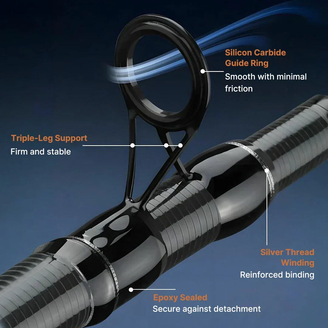Telescopic Carbon Fiber Spinning Rod