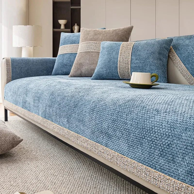 Textured Anti-Slip Sofa Cover - Modern Furniture Protector - Multiple Colors Available - Image 4