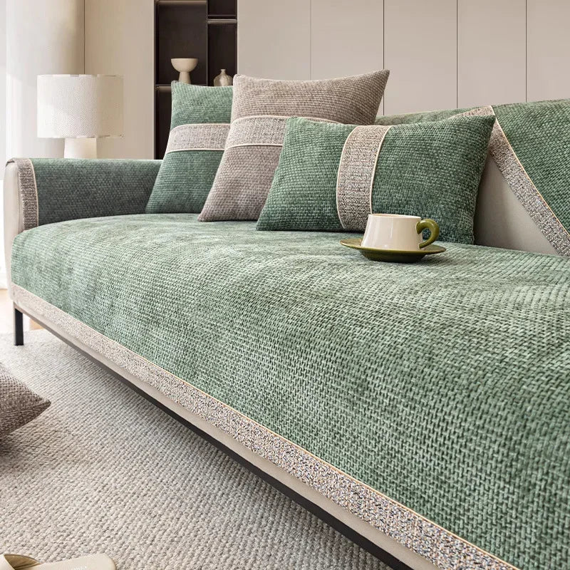 Textured Anti-Slip Sofa Cover - Modern Furniture Protector - Multiple Colors Available - Image 5