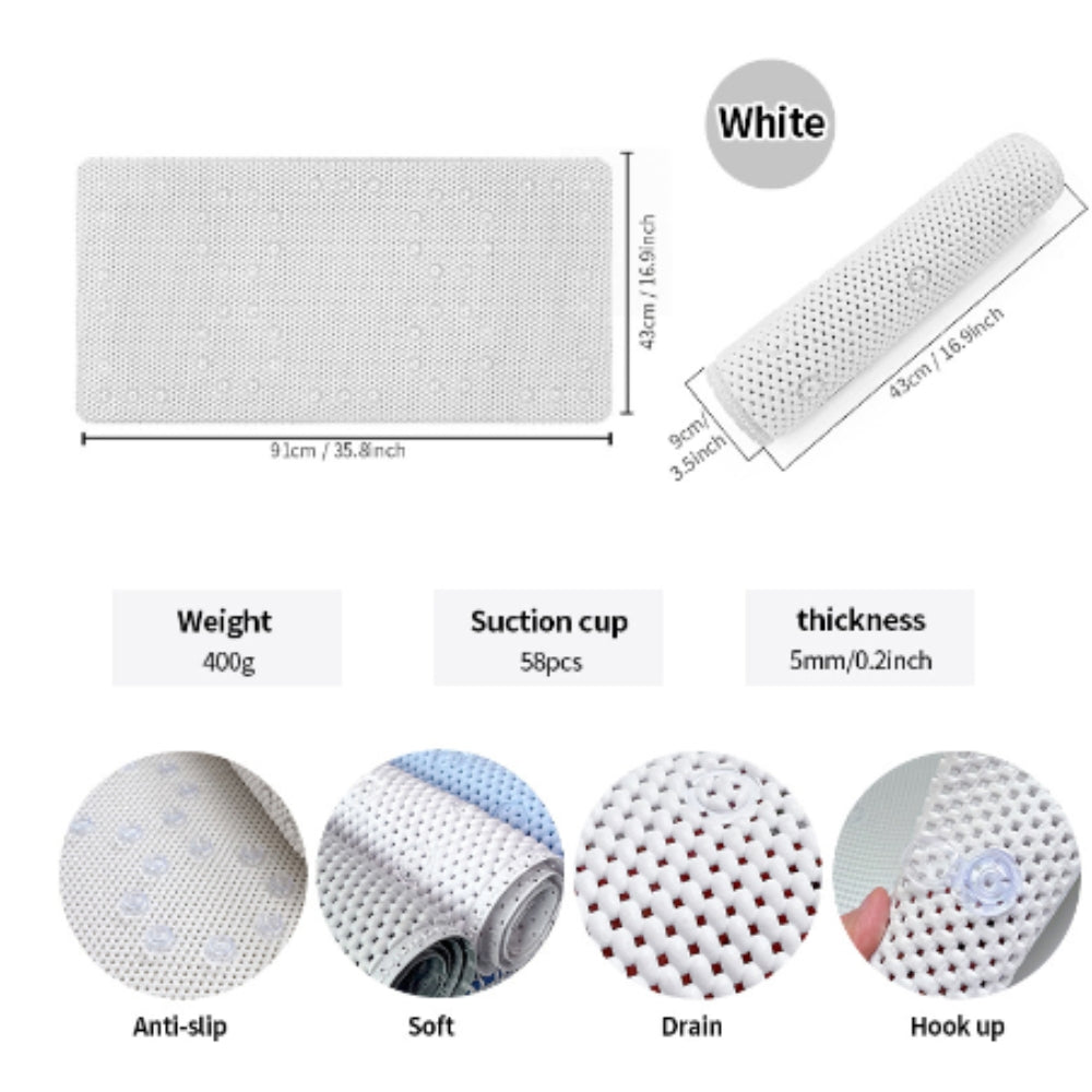 Textured Bath Mat - Non-Slip - Elegant Style - Safety First - Image 5