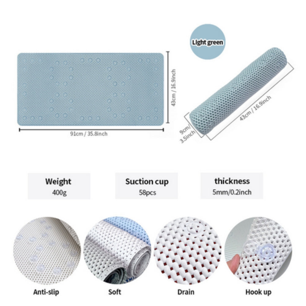 Textured Bath Mat - Non-Slip - Elegant Style - Safety First - Image 6