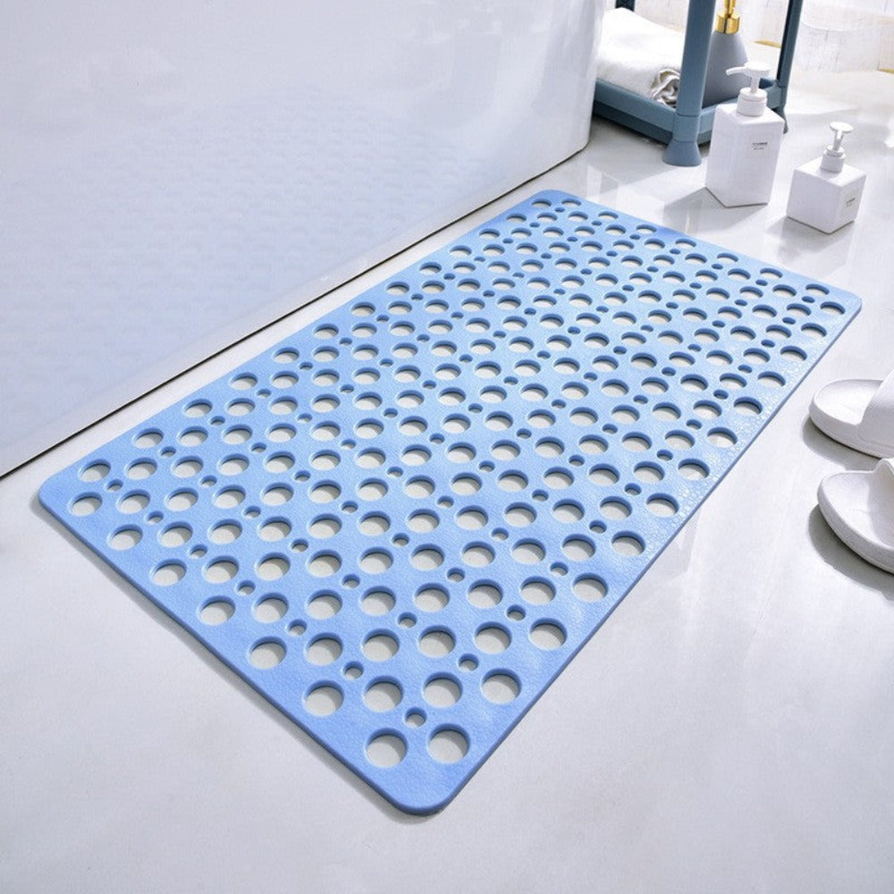 Textured Shower Mat - Non-Slip Rubber Bath Mat - Safety Bathroom Accessory - Image 6