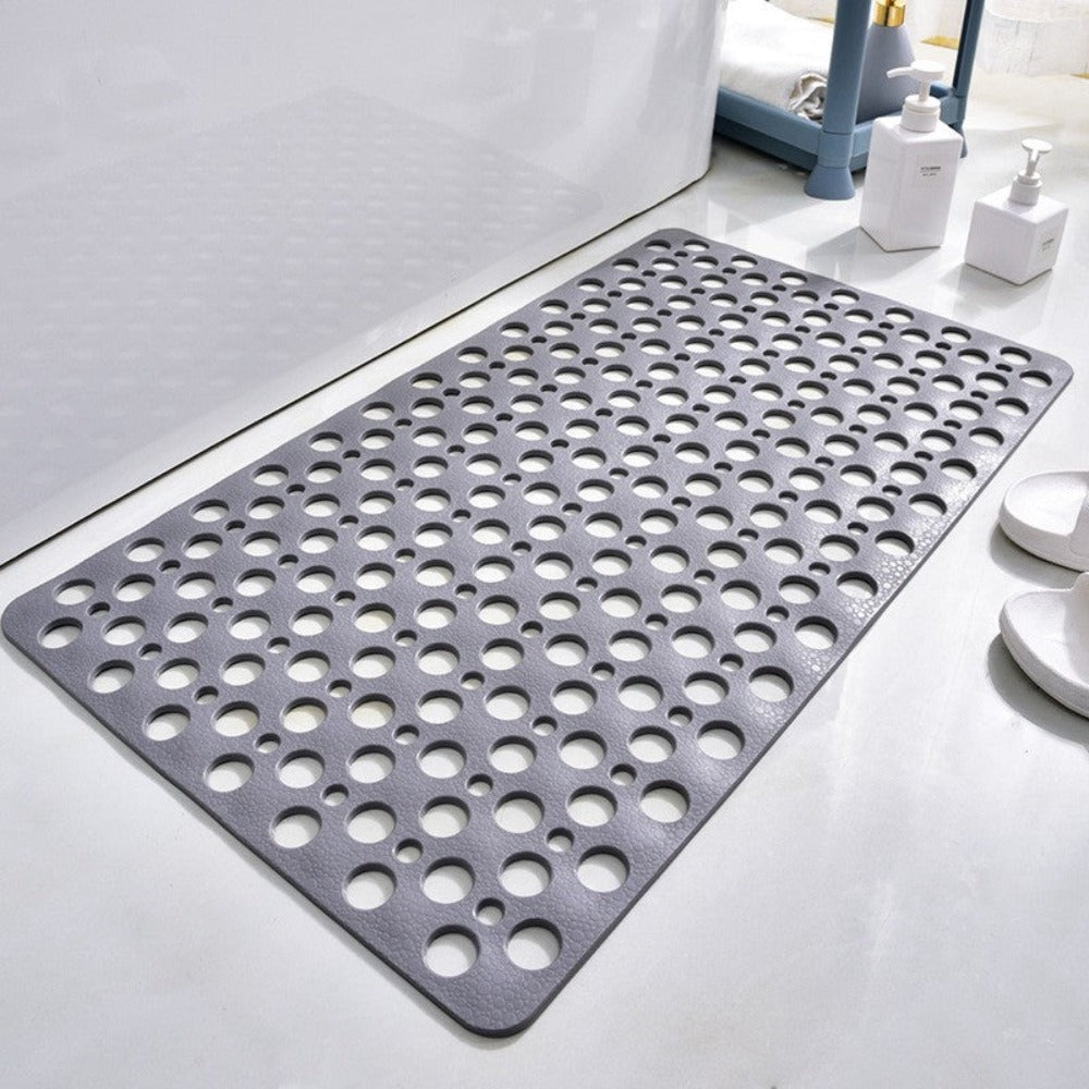 Textured Shower Mat - Non-Slip Rubber Bath Mat - Safety Bathroom Accessory - Image 8