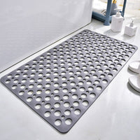 Textured Shower Mat - Non-Slip Rubber Bath Mat - Safety Bathroom Accessory