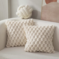 Textured Velvet Cushion Cover - Decorative Pillow Case - Modern Home Decor