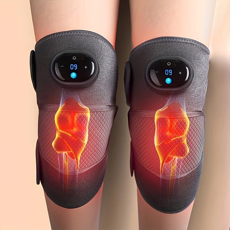 ThermaFlex | Heating Bandage - 3-in-1 Heat & Vibration for Knee, Shoulder, Elbow