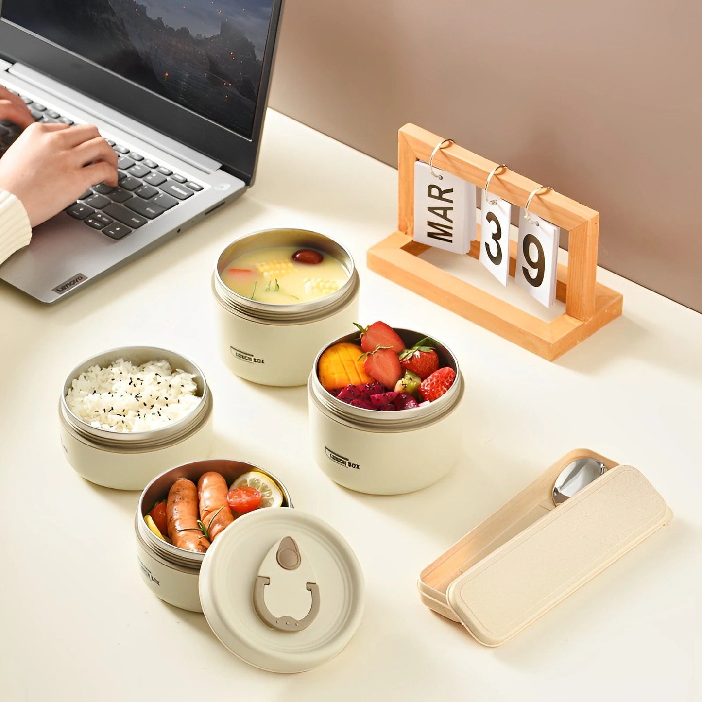 ThermoBox Lunch Box - Insulated Container - Practical & Safe