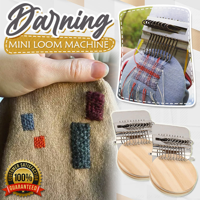 ThreadMaster Mini Weaving Loom for Neat Darning Clothes Mending