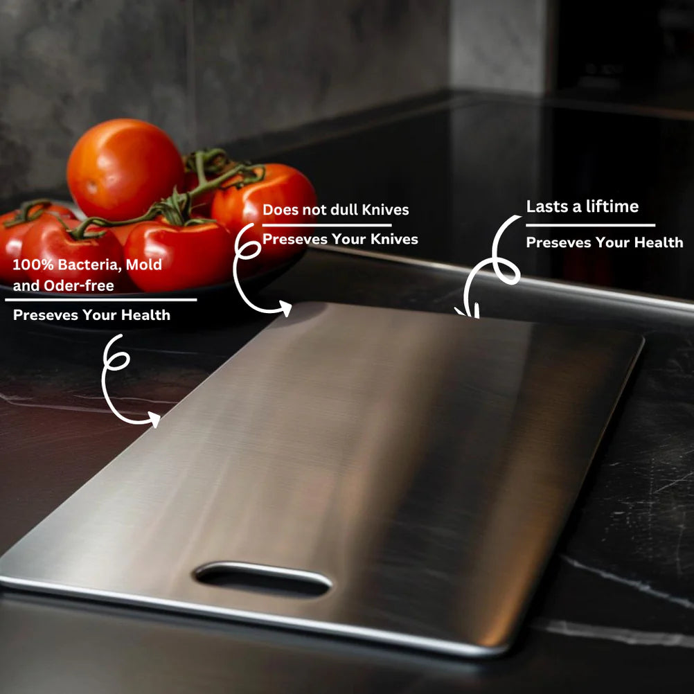 Titanium Chopping Board - Kitchen Prep - Easy Clean - Hygienic Board - Image 4
