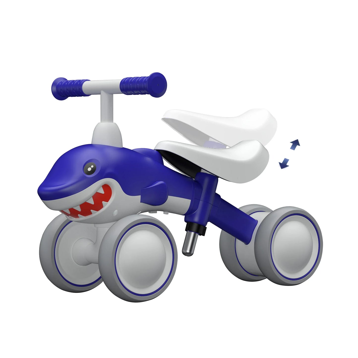 Toddlers' First Ride 4-Wheel Balance Bike (Ages 1-3)