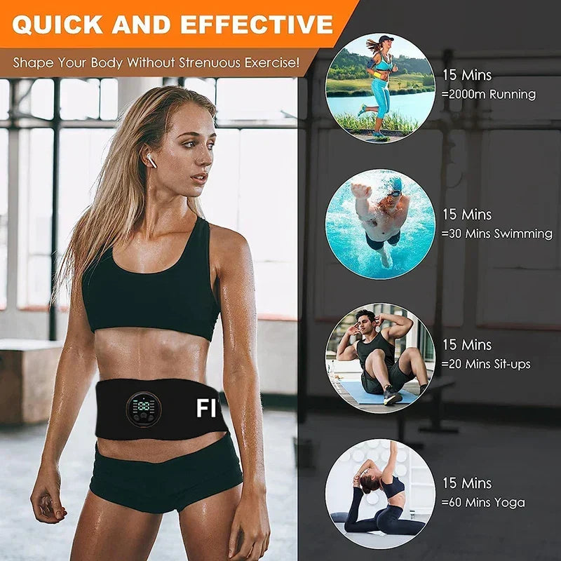 ToningBelt - Portable Easy Comfortable Muscle Stimulator Toning Belt