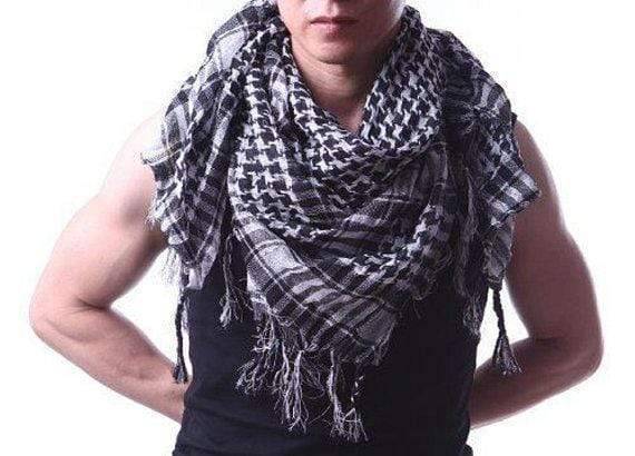 Traditional Keffiyeh Shemagh Head and Neck Scarf