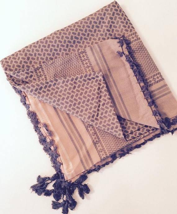 Traditional Keffiyeh Shemagh Head and Neck Scarf