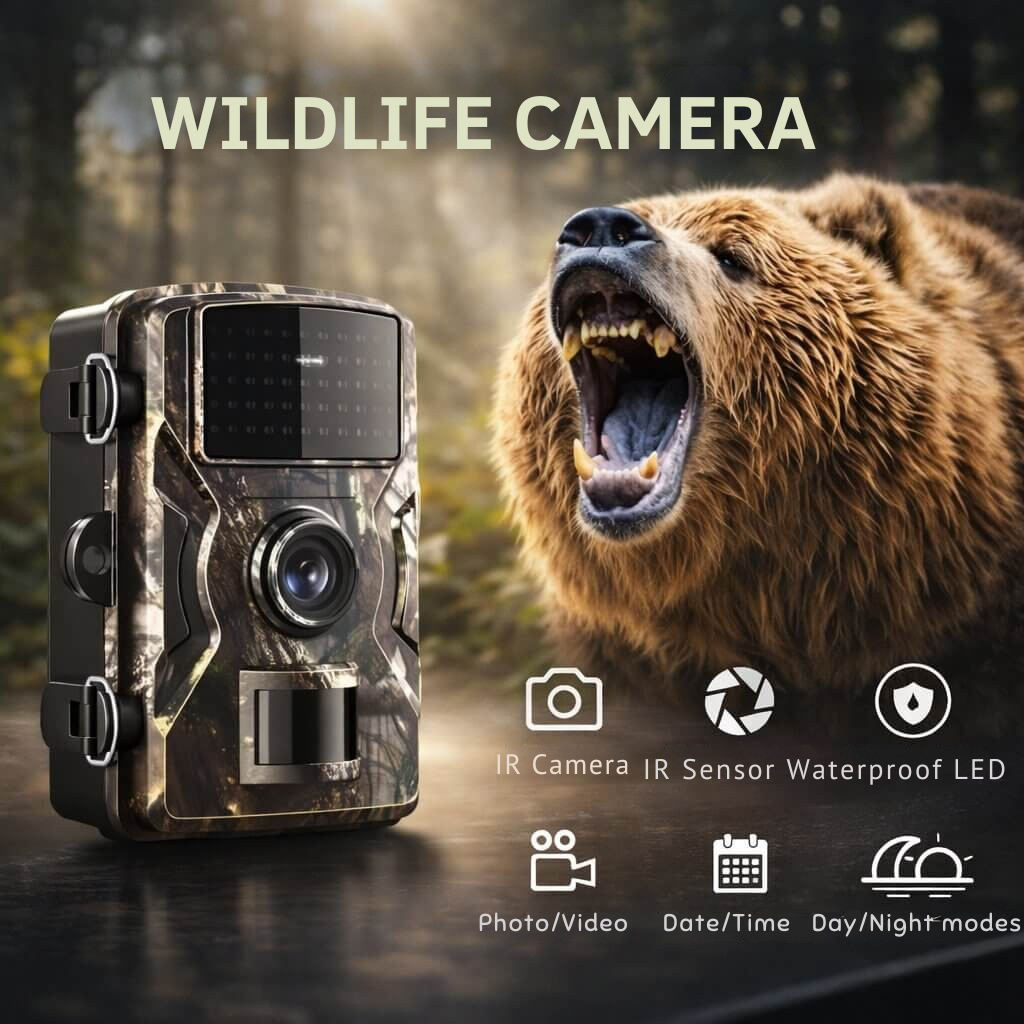 Trail Camera with Night Vision | Motion Detector | Weatherproof | WaldWächter