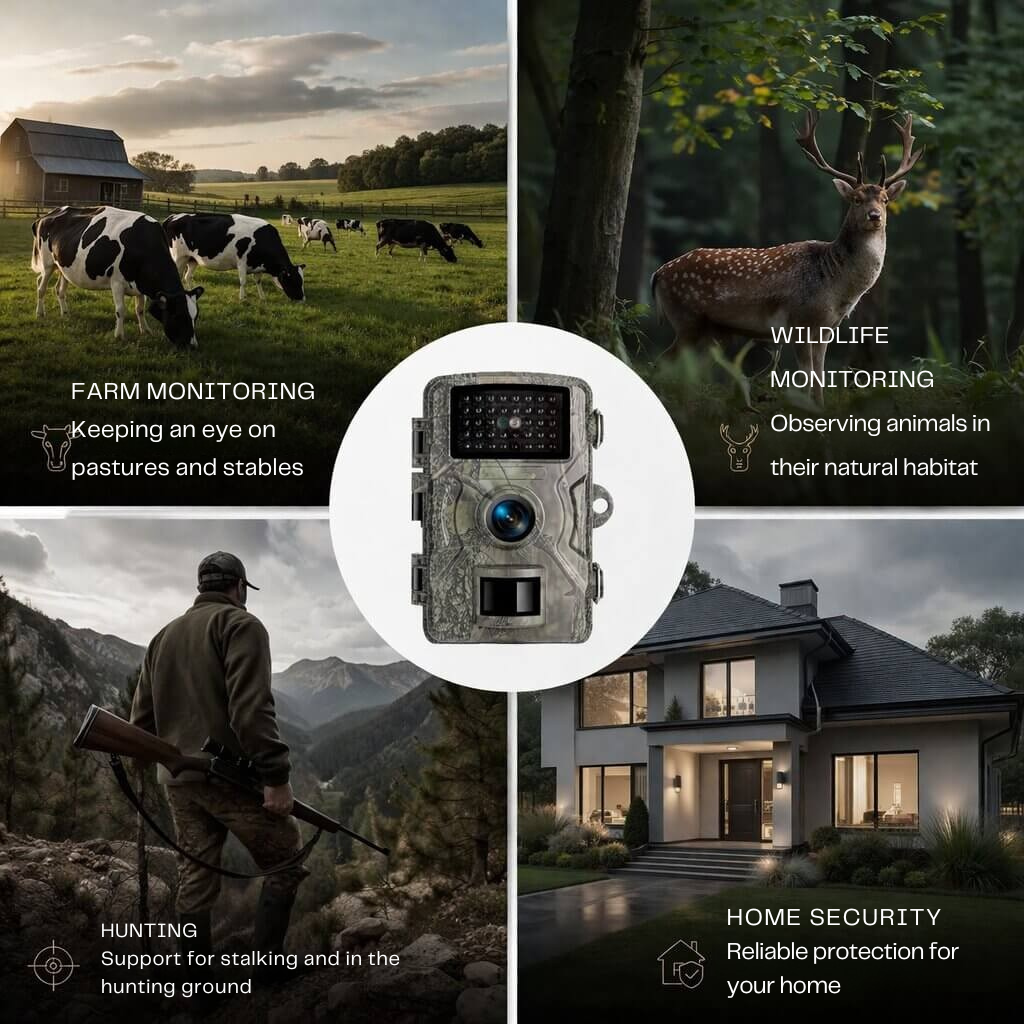 Trail Camera with Night Vision | Motion Detector | Weatherproof | WaldWächter
