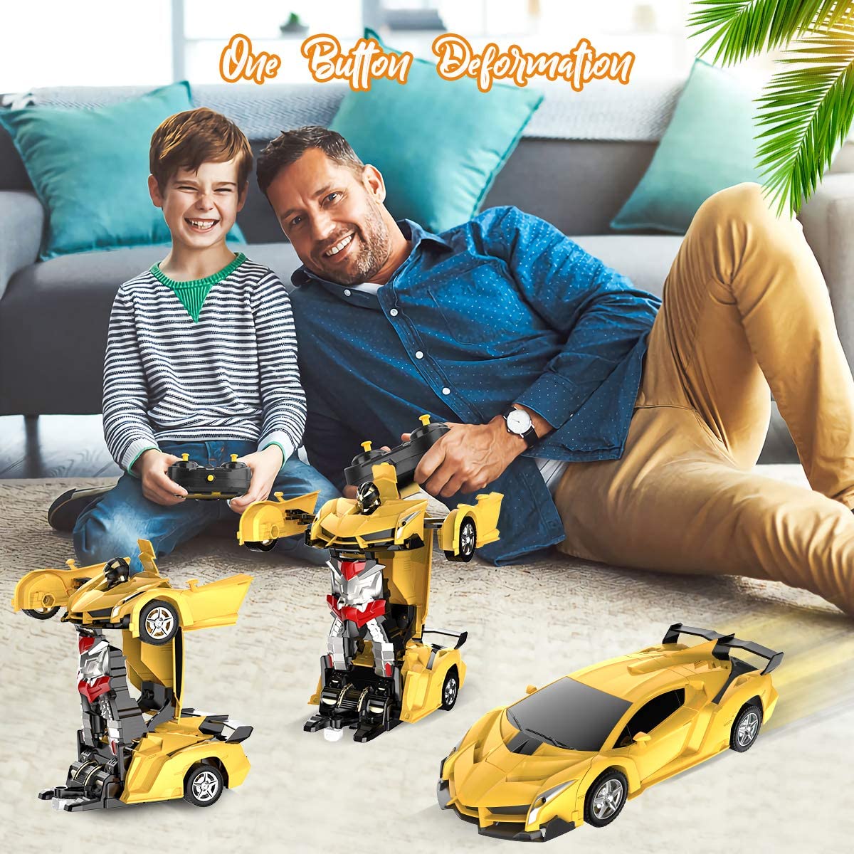 Transforming Robot RC Cars for Kids