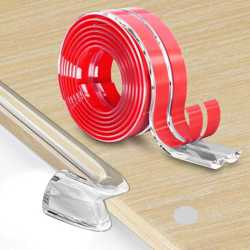 Transparent Self-Adhesive Baby Safety Table Edge Guard