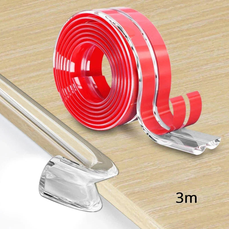 Transparent Self-Adhesive Baby Safety Table Edge Guard