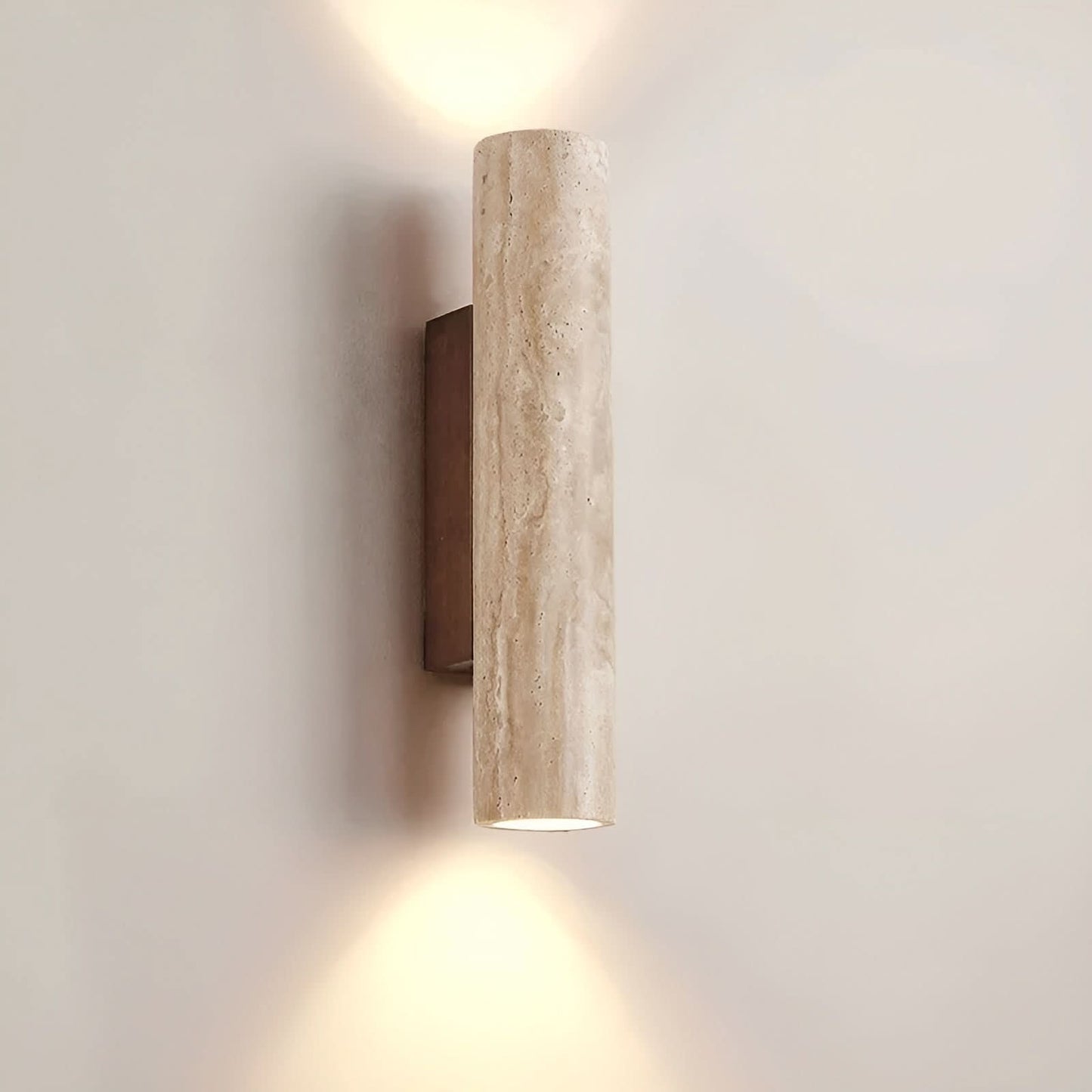 Travertine LED Wall Light – Wabi-Sabi Style Lamp