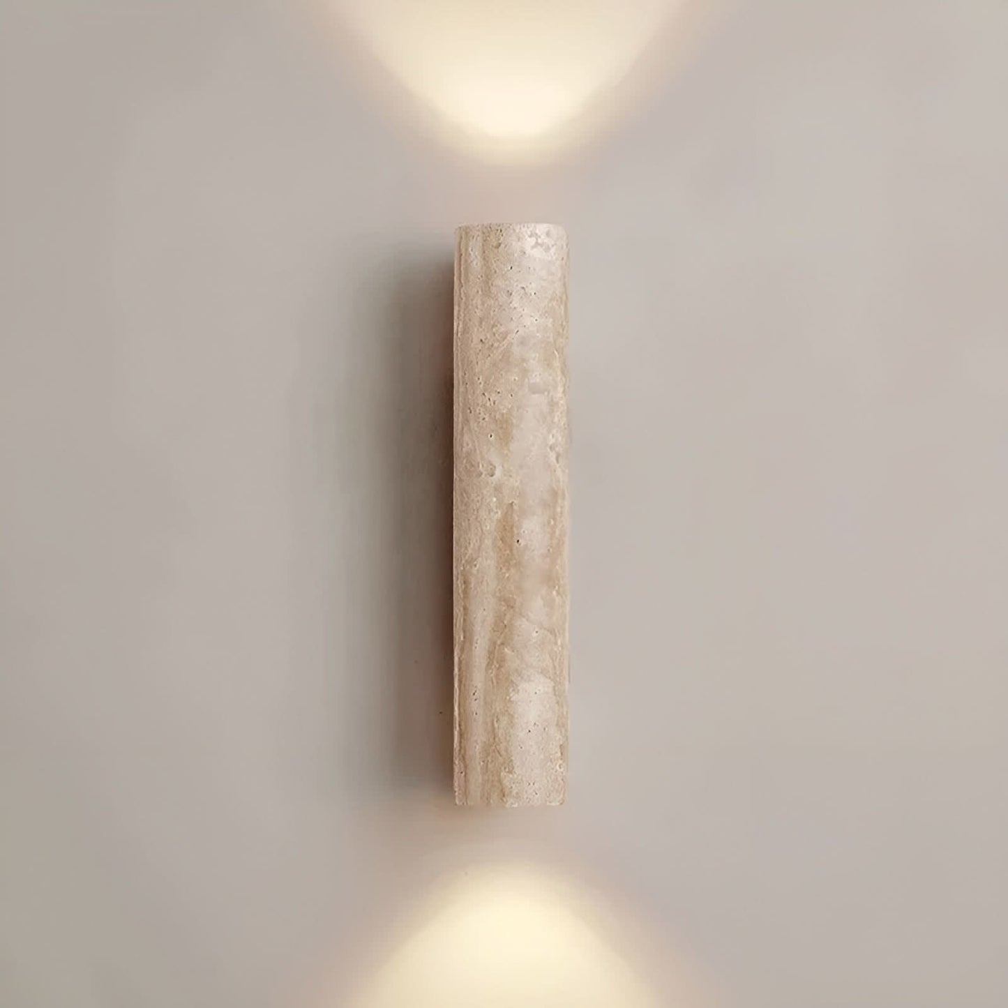 Travertine LED Wall Light – Wabi-Sabi Style Lamp