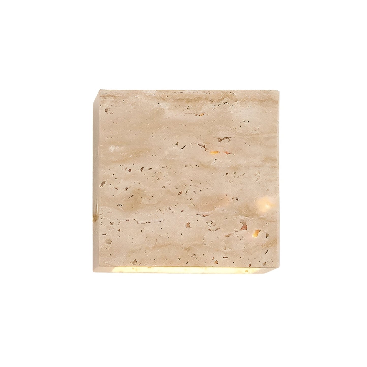 Travertine Stone Wall Sconce - Minimalist Up & Down LED Wall Light - Indoor/Outdoor Lighting - Image 2