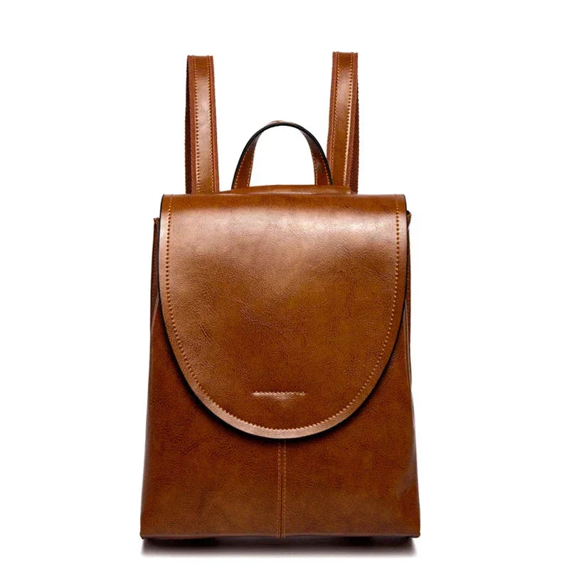 Trendy Leather Backpack for Women – Stylish, Versatile & Durable