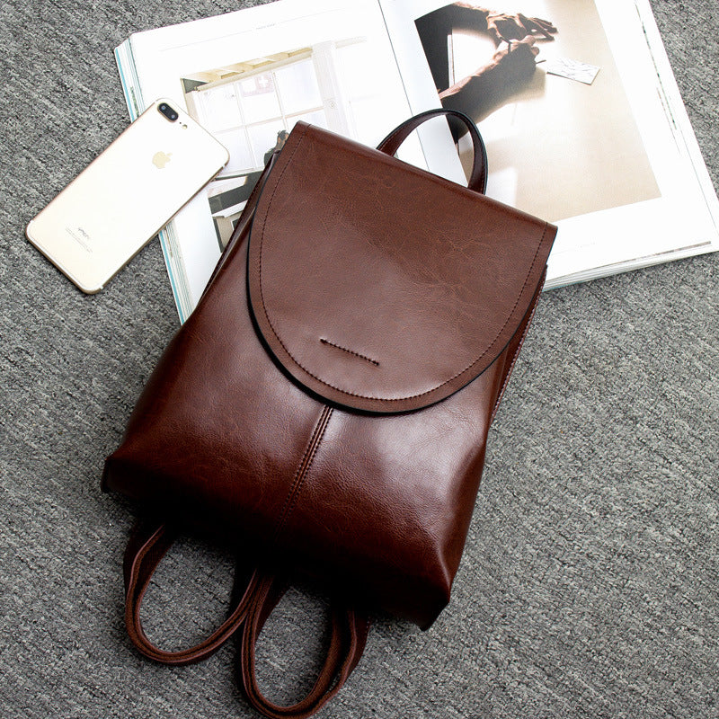 Trendy Leather Backpack for Women – Stylish, Versatile & Durable