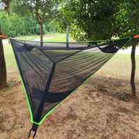 Triangle Mesh Camping Hammock for Outdoor Relaxation