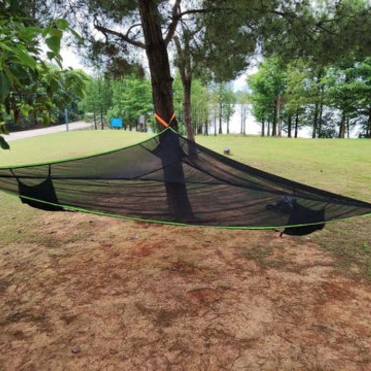 Triangle Mesh Camping Hammock for Outdoor Relaxation