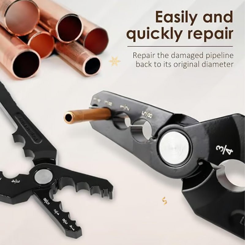 Tube Rounding Pliers | Durable Alloy, 6-Hole Design