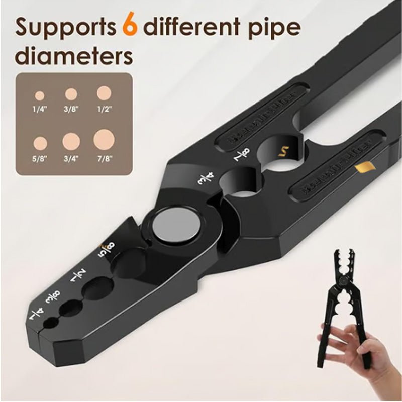 Tube Rounding Pliers | Durable Alloy, 6-Hole Design
