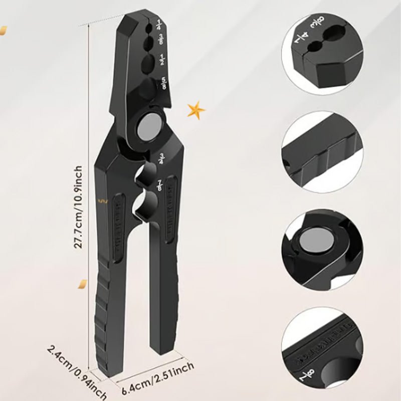 Tube Rounding Pliers | Durable Alloy, 6-Hole Design
