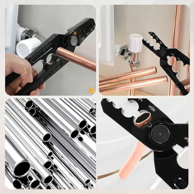 Tube Rounding Pliers | Durable Alloy, 6-Hole Design