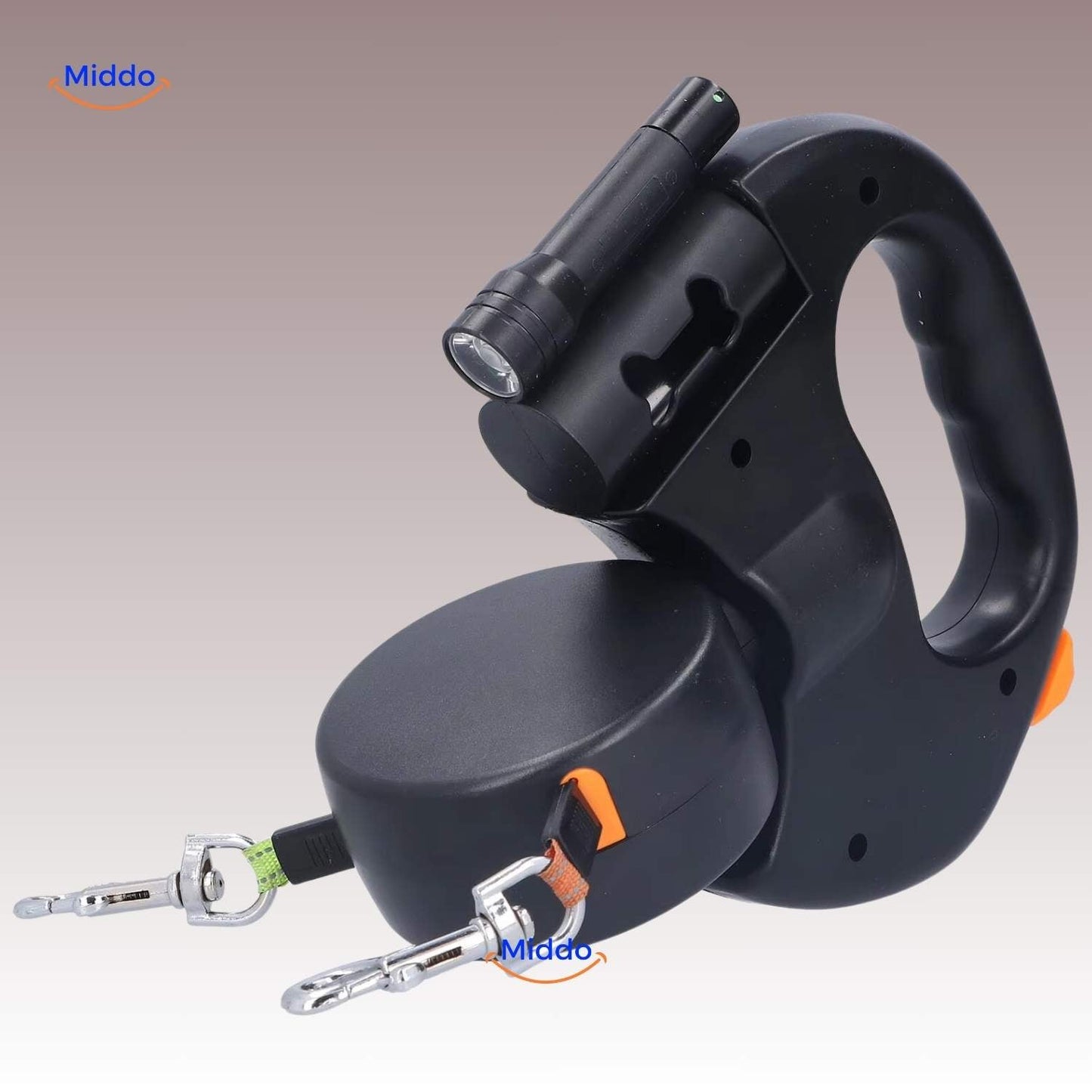 Twintails Easywalk | 2-in-1 Retractable Leash For Small And Medium Dogs