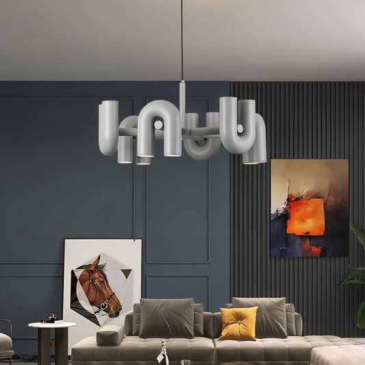 U-Shaped Iron LED Pendant Light - Modern Style - Home Decor - Image 1