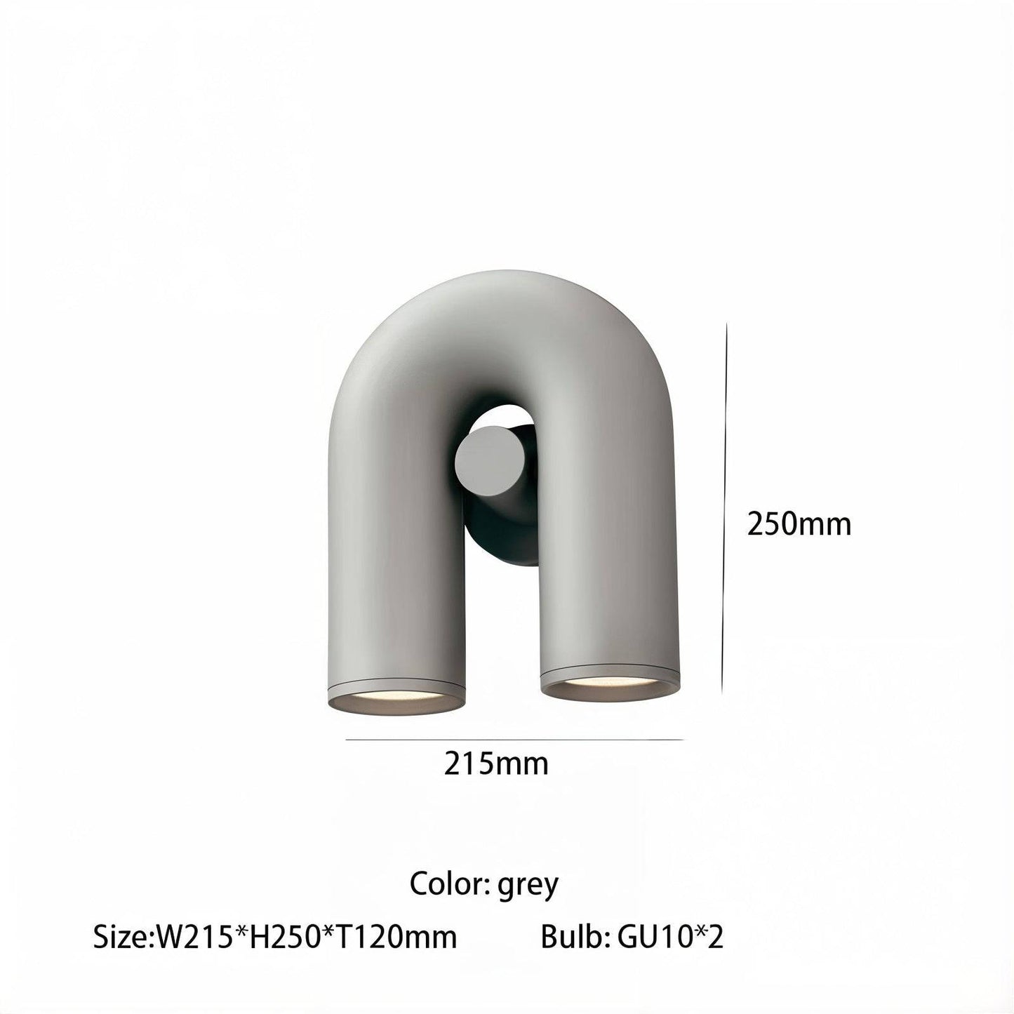 U-Shaped Iron LED Pendant Light - Modern Style - Home Decor - Image 7