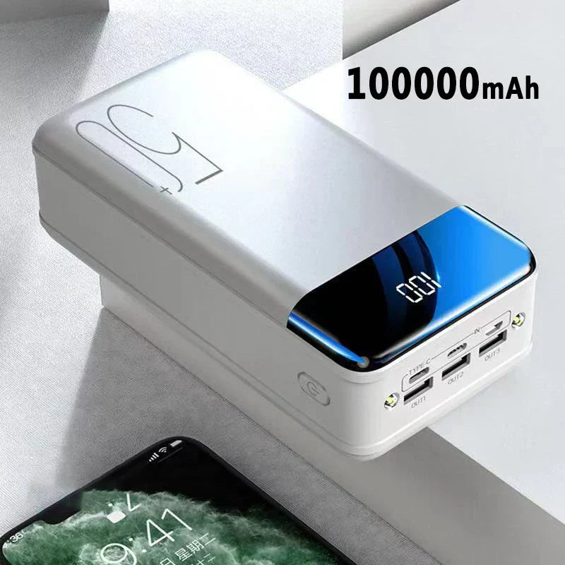 Ultra High Capacity 100,000 mAh External Battery