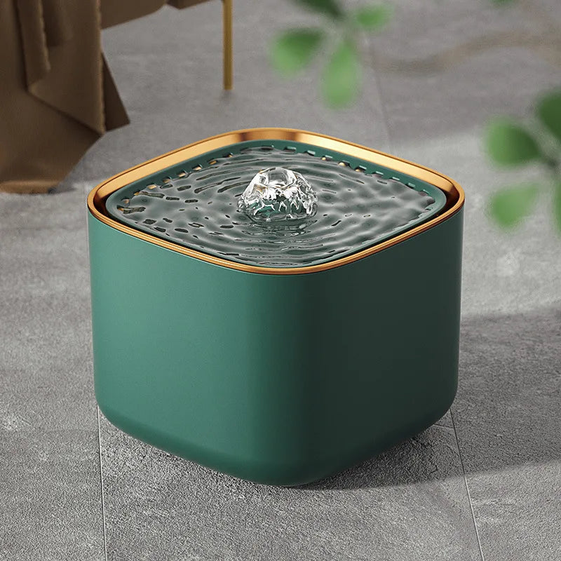 Ultra-Quiet Pet Water Fountain - 3L Capacity | BPA-Free Material
