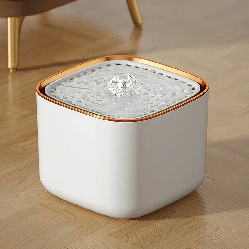 Ultra-Quiet Pet Water Fountain - 3L Capacity | BPA-Free Material