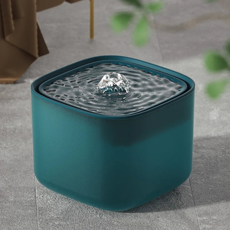 Ultra-Quiet Pet Water Fountain - 3L Capacity | BPA-Free Material