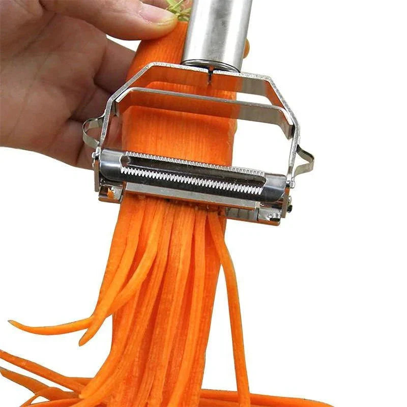 Ultra-Sharp Stainless Steel Multifunction Vegetable Slicer & Julienne Peeler Potato Carrot Grater