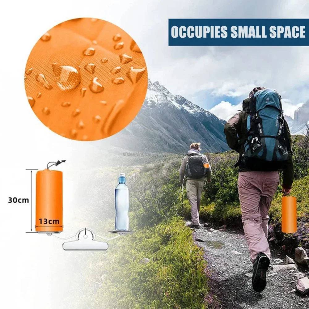 Ultralight Inflatable Camping Mattress with Built-In Pump